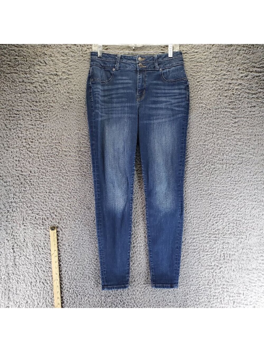 Maurices Jeans Womens Medium Blue Super High Rise Stretch Denim Regular *Read*